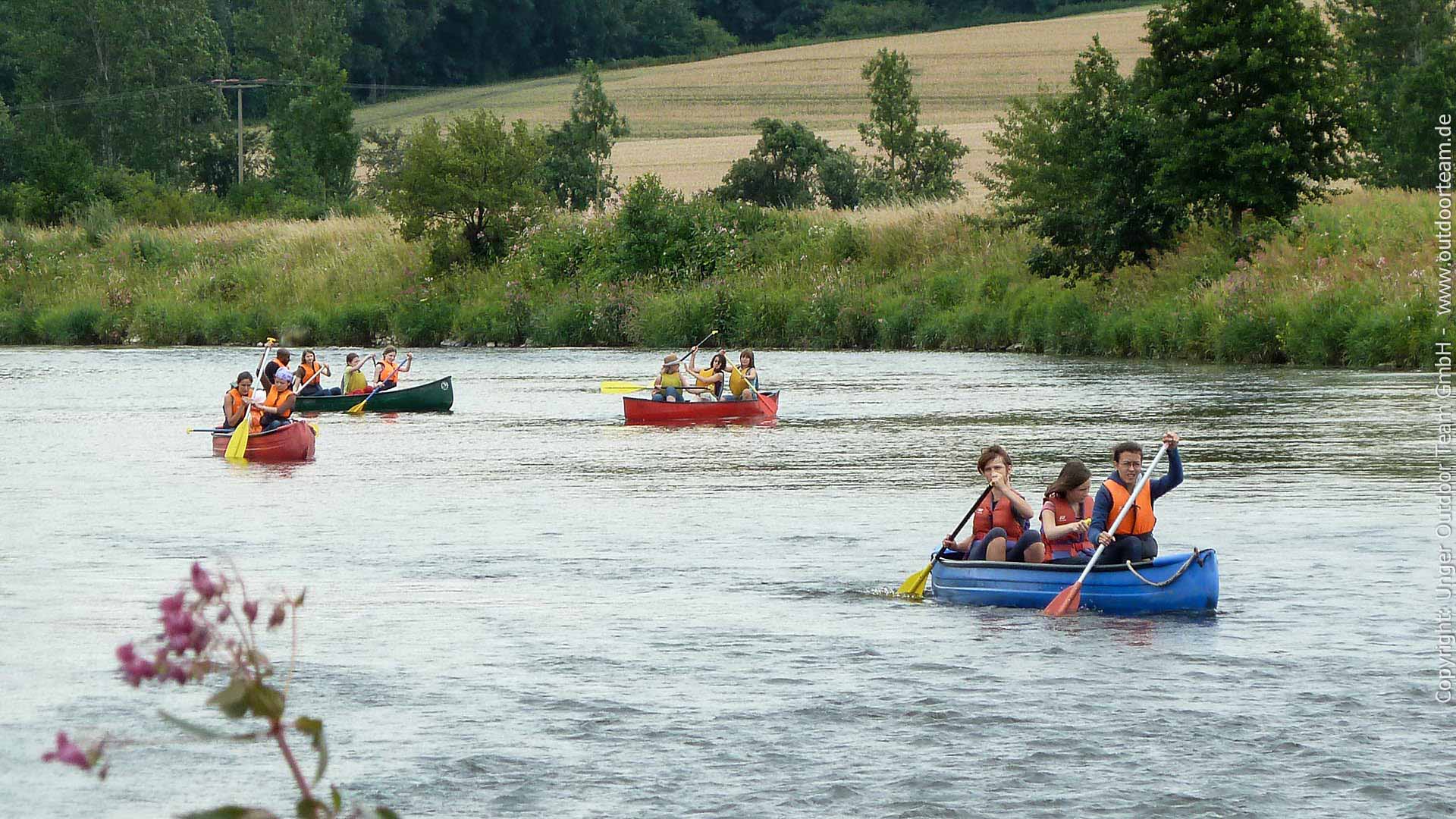 Paddelstrecke B Freiberger Mulde - Bootsvermietung von Schlauchbooten, Kajaks und Canadier (Kanus)