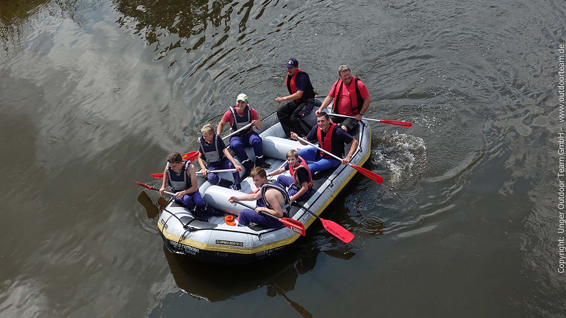 Auf der Paddelstrecke H von Waldenburg nach Wolkenburg (Fluss: Zwickauer Mulde) werden aufgrund des oft geringen Wasserstands nur die robusten und sicheren Schlauchboote angeboten.